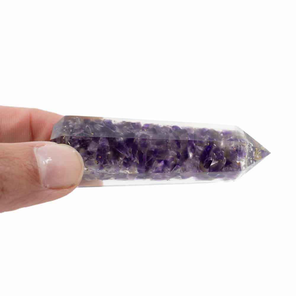 Buy Orgonite Obelisk Amethyst 70 Mm Online Spiru