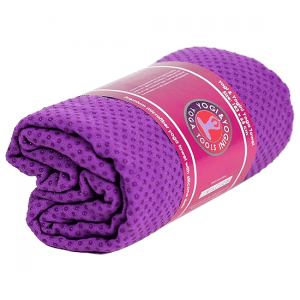 Yoga Towel Silicon Antislip Purple