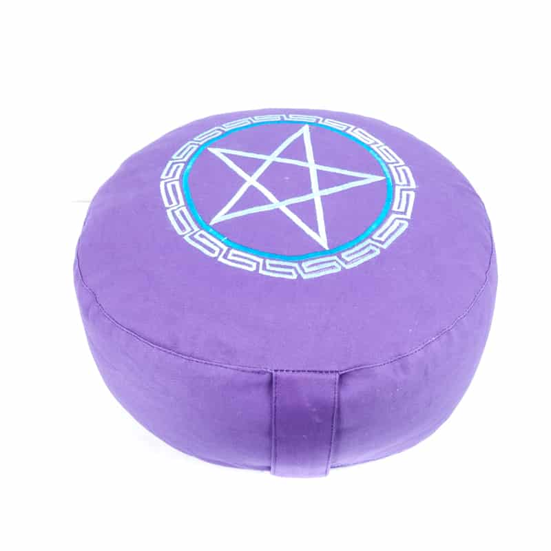 Meditation Cushion Pentagram (violet)