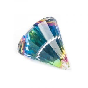 Rainbow Crystal Cone Multicolor Aaa Quality