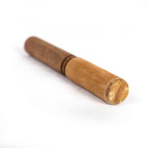 Singing Bowl Lighting Wood With Suede Camel