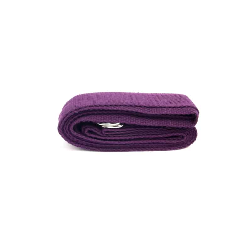 Yoga Belt D-ring Purple