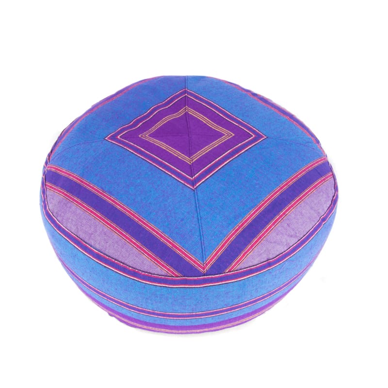 Meditation Cushion Purple-blue Pattern