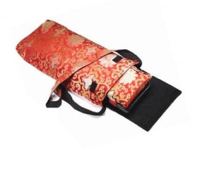 Carrying Bag For Meditation Bench Lotus Red-gold