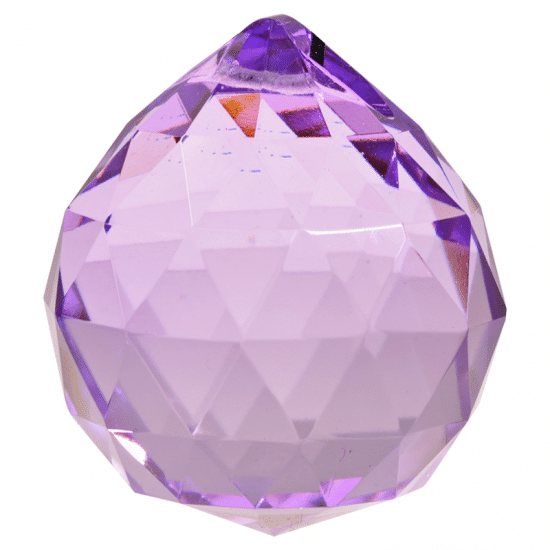 Rainbow Crystal Bol Violet Aaa Quality (5 Cm)
