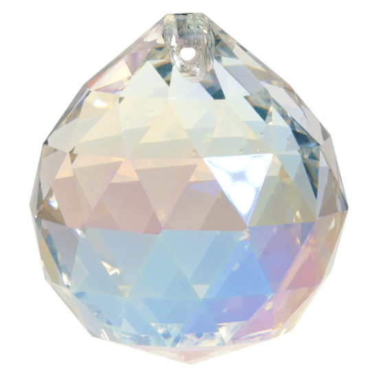 Rainbow Crystal Bol Mother Of Pearl Aaa Quality (4 Cm)