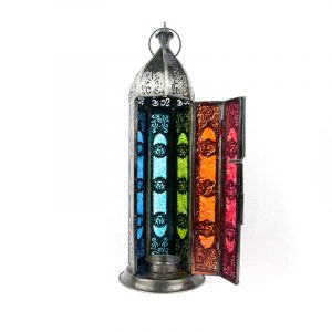 Atmospheric Light Oriental Lantern Seven Chakras (Silver Color)