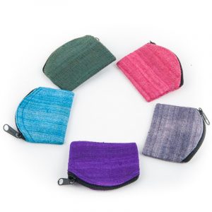 Bag Rough Silk With zipper (Assorti colors)