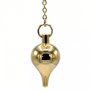 Pendulum Brass Gold plated (27 grams - 3 cm)