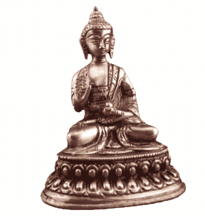 Mini statue Buddha Amogasiddhi - 10 cm