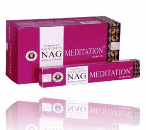 Golden Nag Incense Meditation (12 packs)