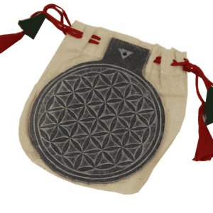 Slate Relief Flower of Life (10 cm)