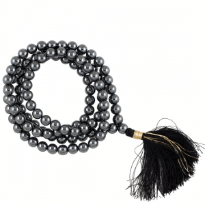 Mala Hematite AA Quality 108 Beads with Bags