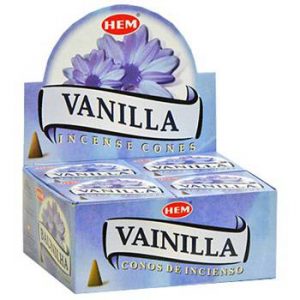HEM Incense Cone Vanilla (12 packets)
