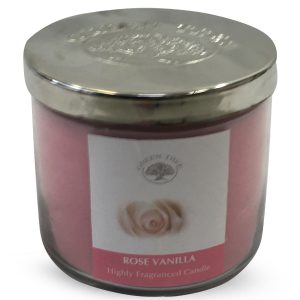 Green Tree Scented Candle Rose Vanilla (600 grams)