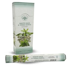 Green Tree Incense Yerba Santa  White Sage (6 packages)