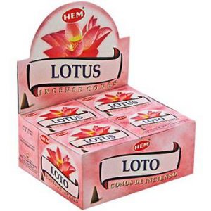 HEM Incense Cone Lotus (12 packets)