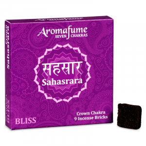Aromafume Sahasrara incense cubes - Brown Chakra