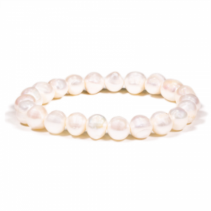 Bracelet White Potato Pearls