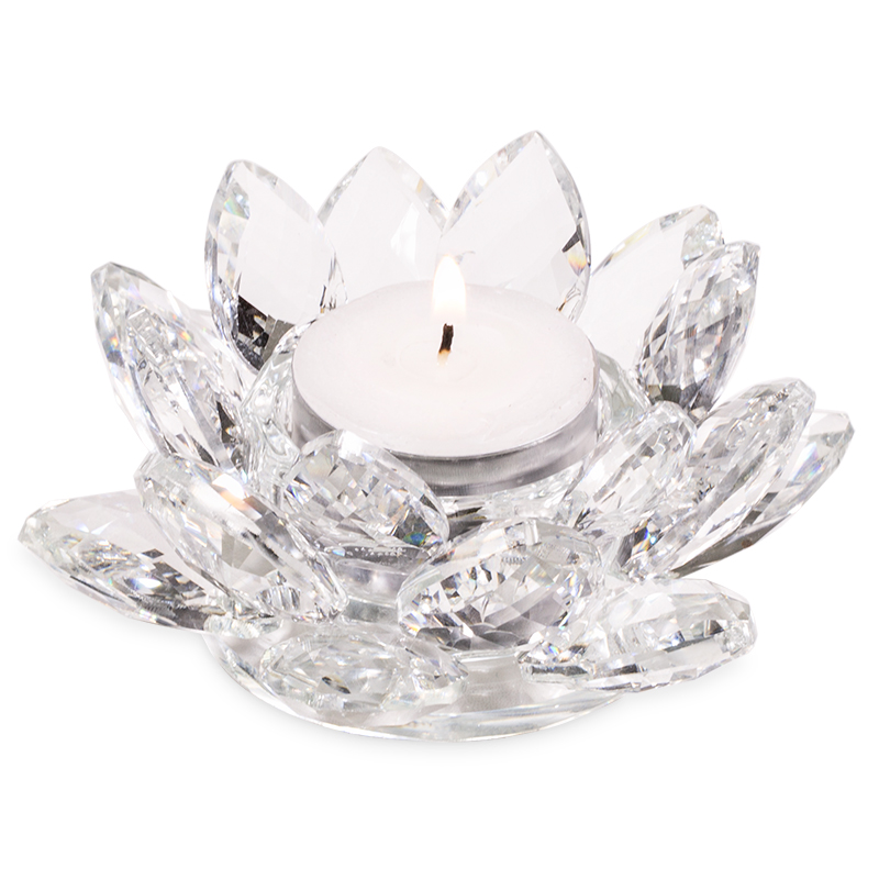 Atmospheric light Lotus Crystal glass