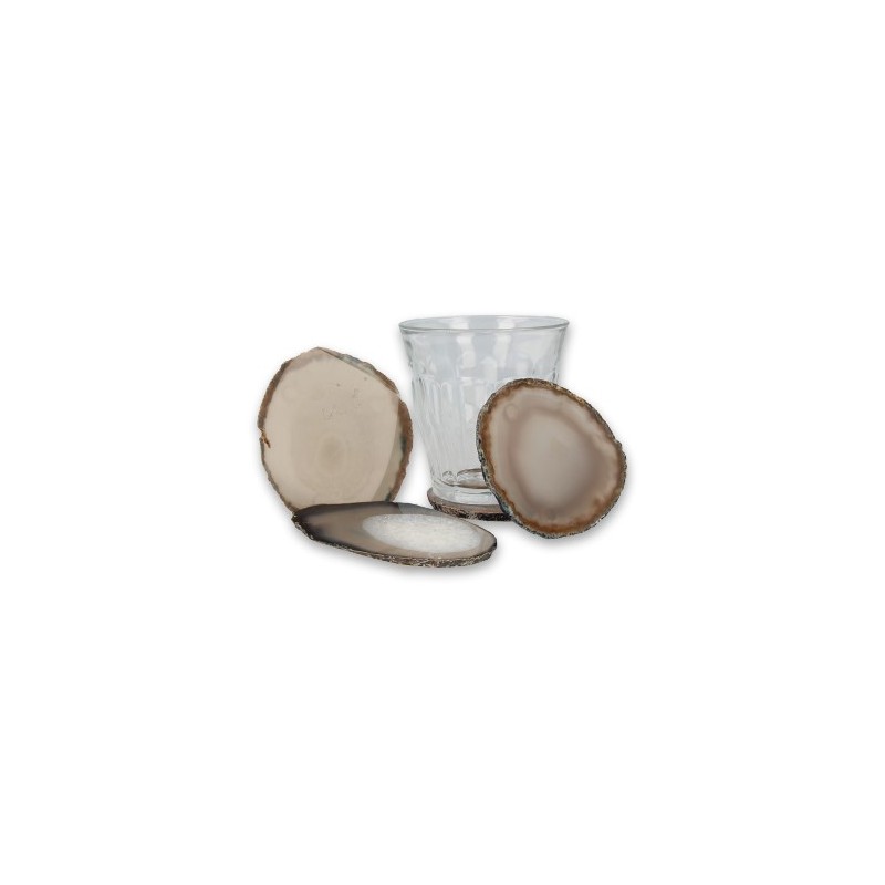 Padding devices Agate Nature (Small - set of 4)