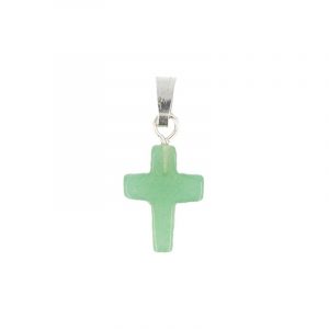 Cross Pendant Fantaine Green (14 mm)