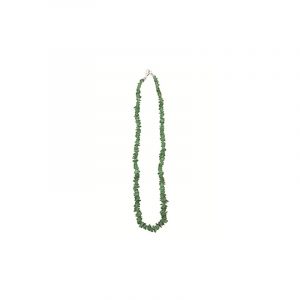 Gemstone Chip Necklace Green Aventurine