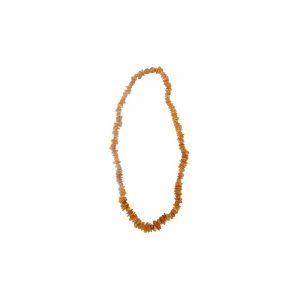 Gemstone Chip Necklace Amber