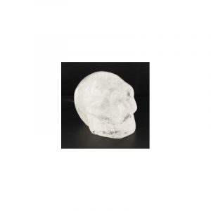 Gemstone Skull Rock Crystal Pierced (25 mm)