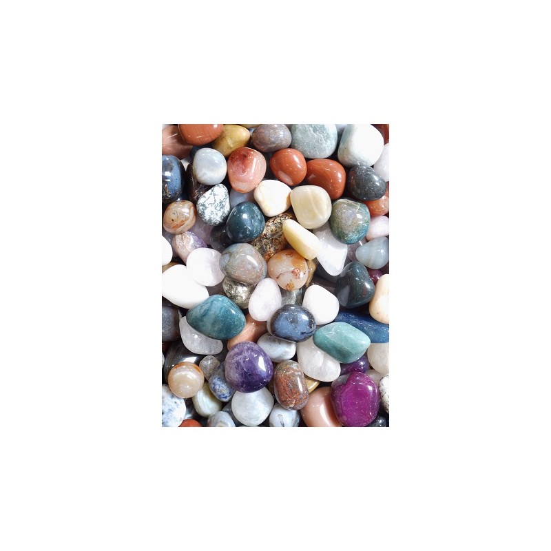 Tumbled Stones Brazil Mix XL (40-60 mm) - 200 grams
