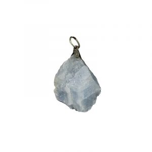 Gemstone Pendant Blue Calcite  (Raw)