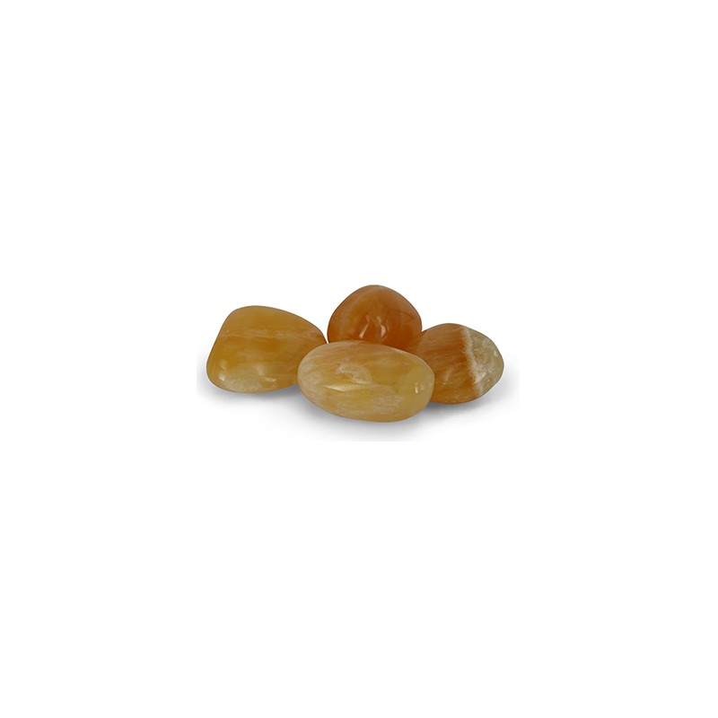 Buy Tumbled Stones Yellow Calcite 20 40 Mm 100 Grams Online Spiru