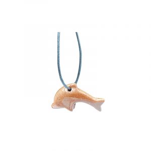 Dolphin Pendant Goldfluss (Pierced)