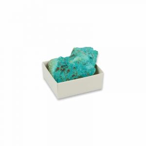 Raw gemstone in Box Chrysokolla