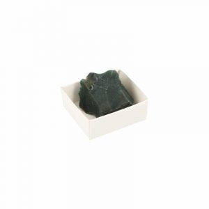 Raw Gemstone in Box Heliotrope Green