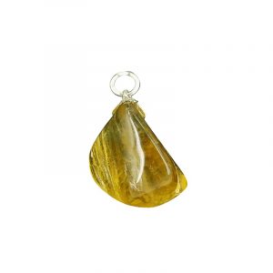 Gemstone Pendant Fluorite Yellow