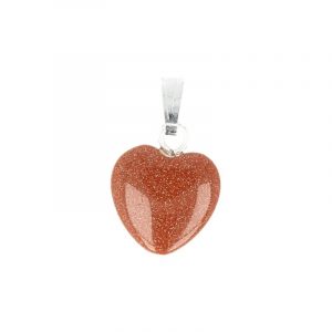 Heart-shaped Gemstones Pendant Goldfluss (12 mm)
