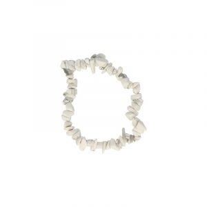 Split bracelet Howlite White