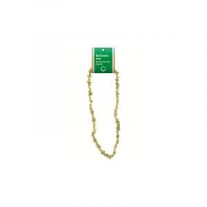 Gemstone Chip Necklace Jade with Information Card