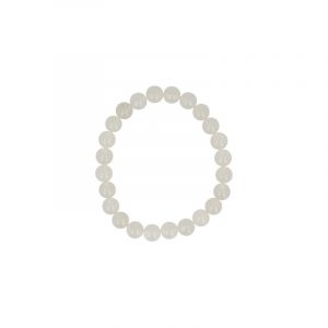 Powerbead Bracelet Jade White (8 mm)