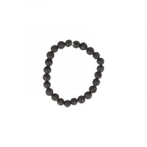 Powerbead Bracelet Lava stone (8 mm)