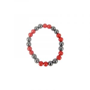 Magnetic bracelet Hematite Red (8 mm)