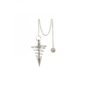 Pendulum Brass Spiral Silver Color
