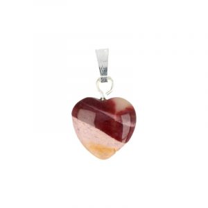 Heart-shaped Gemstones Pendant Mokaite (12 mm)