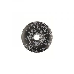 Donut Obsidian Snowflake (30 mm)