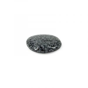 Pocket stone Obsidian Snowflake