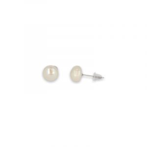 Earrings Pearl White