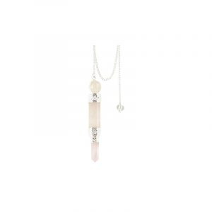 Pendulum Pink Quartz Luxury Silver plated