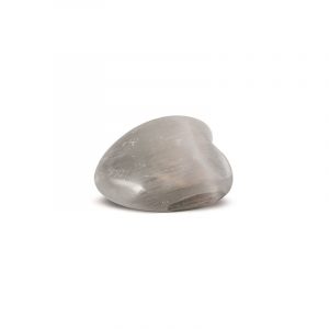 Heart-Shaped Gemstone White Selenite  (40 mm)