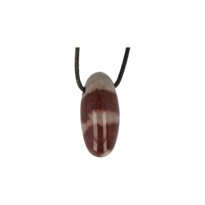 Gemstones Chain Shiva Lingham to Leather Cord